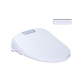  Bàn cầu 1 khối Caesar CD1375 (không nắp) + Nắp rửa TAF610H 