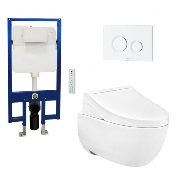 Bàn cầu treo tường TOTO CW812RA#W/TCF24410AAA#NW1/WH172A/MB174P#WH