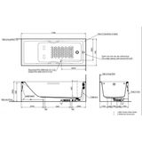  Bồn tắm Toto PAY1715HVC#W/TVBF411 