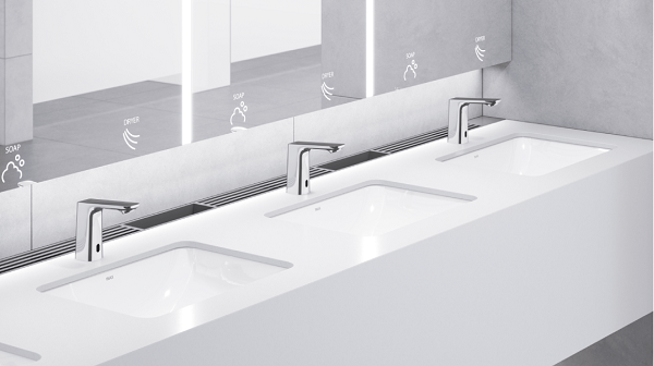 Vòi chậu cảm ứng Inax AMV-91K Bùi Minh