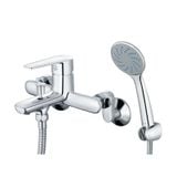  Combo vòi sen + vòi chậu nóng lạnh Caesar B382CU+S383C 