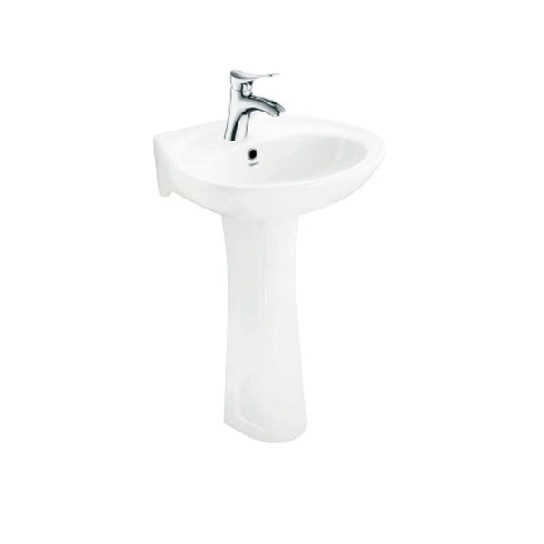 Chậu rửa treo tường Viglacera VTL2+VI1T - Bùi Minh