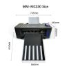 máy cắt tấm nhãn dính,cắt đường viền momo mc330 cho sản xuất bánh bao và há cảo