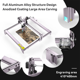  Máy Khắc Laser Diode Atomstack A5 PRO + 40W Cho Gỗ Mica Và DIY 