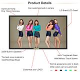  Màn Hình LCD Trong Suốt Quảng Cáo KINGONE GQ-BG-43A 43 Inch Cho Truyền Thông Và Bán Lẻ 