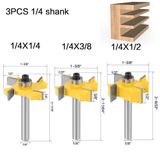  Dao Phay CNC ALLUSE 1/4" Shank,6mm Shank Cho Gia Công CNC 
