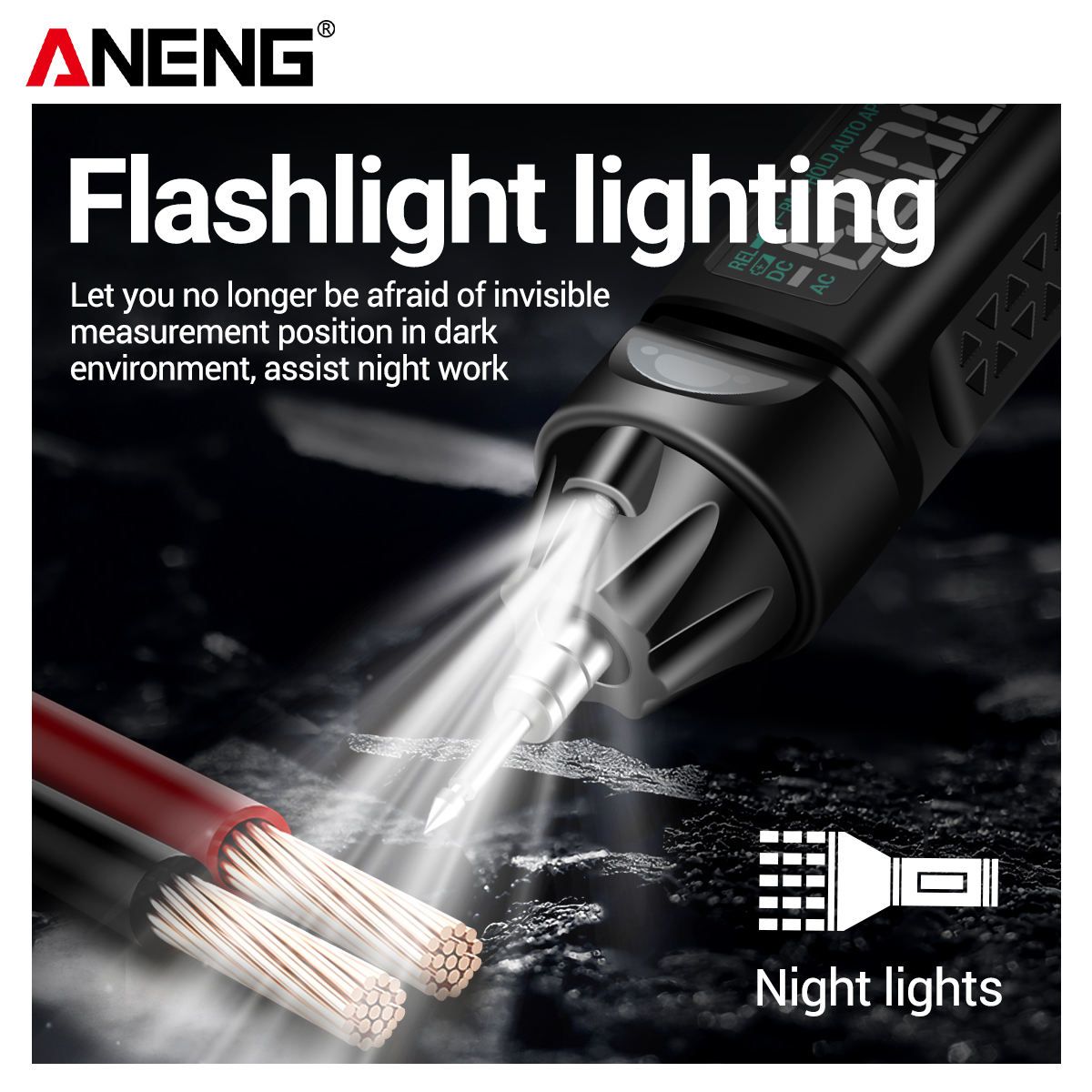 Aneng Đồng Hồ Vạn Năng Loại Bút A3009 Máy Kiểm Tra Bút Phát Giọng Nói ...