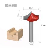  Dao Phay Pta CONCAVE NOSE ROUTER BIT 