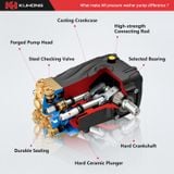  Máy Rửa Xe Áp Suất Cao Ku Hong RR 15.25HN Cho Gara Và Nhà Xưởng 