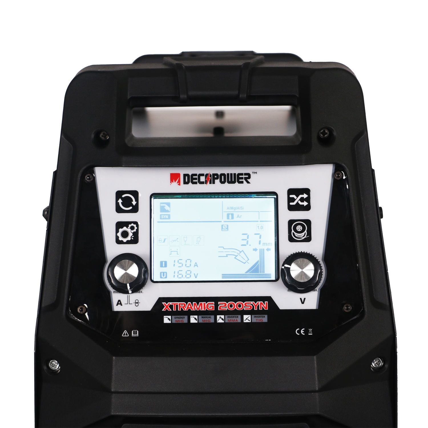 Máy Hàn Decapower Mig Biến Tần 200a Mma Tig Mig Không Có Khí Và Nhôm V ...