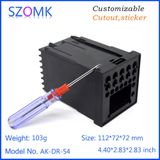  Hộp Điện Szomk Black Plastic Din Case AK-DR-54 