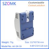  Hộp Điện Szomk Đen Nhựa Din Trường Hợp AK-DR-59 