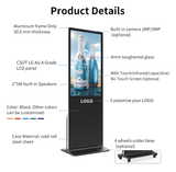  Màn Hình Quảng Cáo Chân Đứng 65 Inch HUSHIDA LSCM-65, Tấm Nền SAMSUNG, LG, BOE 