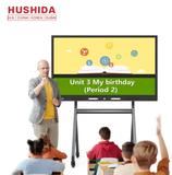  Màn Hình Tương Tương Tác Thông Minh Treo Tường HUSHIDA 65inch XSKB-65, Tấm Nền SAMSUNG, LG, BOE 