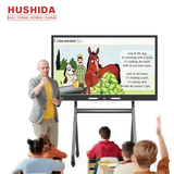  Màn Hình Tương Tương Tác Thông Minh Treo Tường HUSHIDA 65inch XSKB-65, Tấm Nền SAMSUNG, LG, BOE 