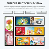 Thanh Ngang Quảng Cáo Treo Kệ Siêu Thị Hushida 43 Inch BZLS-43_ Tấm Nền SAMSUNG, LG, BOE 