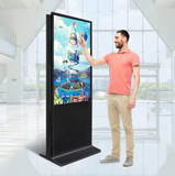  Màn Hình Quảng Cáo Chân Đứng 2 Mặt Hushida 65 Inch HSD-LS-6501, Tấm Nền Samsung/LG/AUO 
