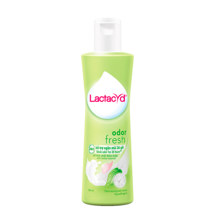 Dung Dịch Vệ Sinh Phụ Nữ Giúp Ngăn Mùi Suốt 24h Lactacyd  250ml,150mL