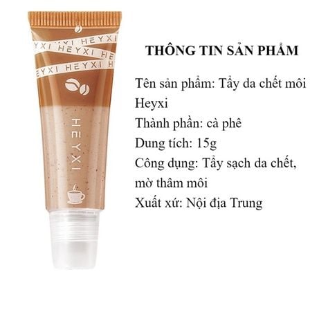 Tẩy Tế Bào Chết Môi Vị Cà Phê Heyxi Coffee Lip Scrub