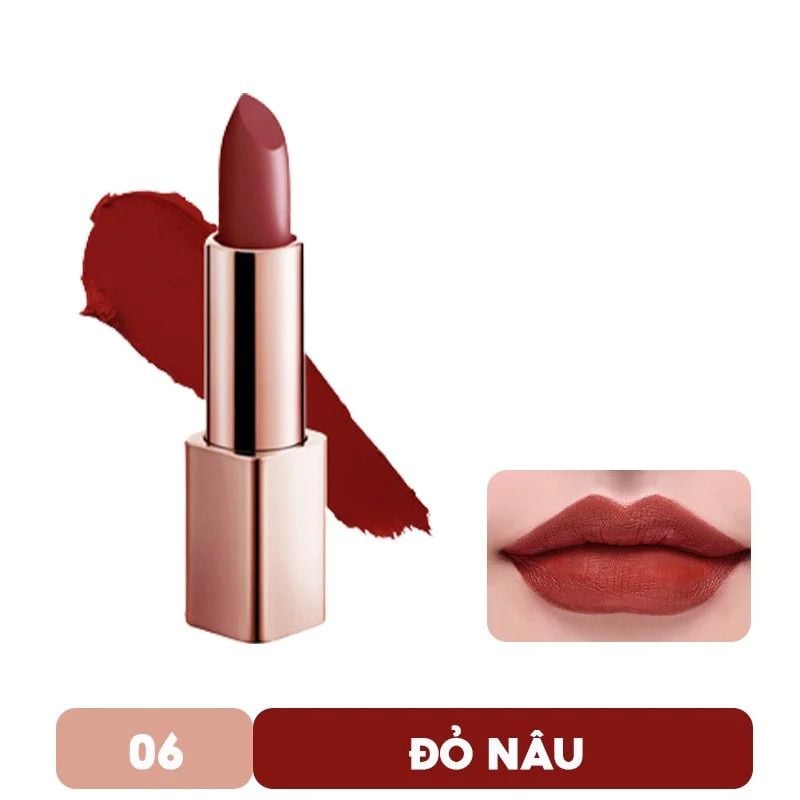 Son Thỏi Lì Chất Siêu Mịn, Vỏ Vàng Cao Cấp G9Skin First V-Fit Lipstick