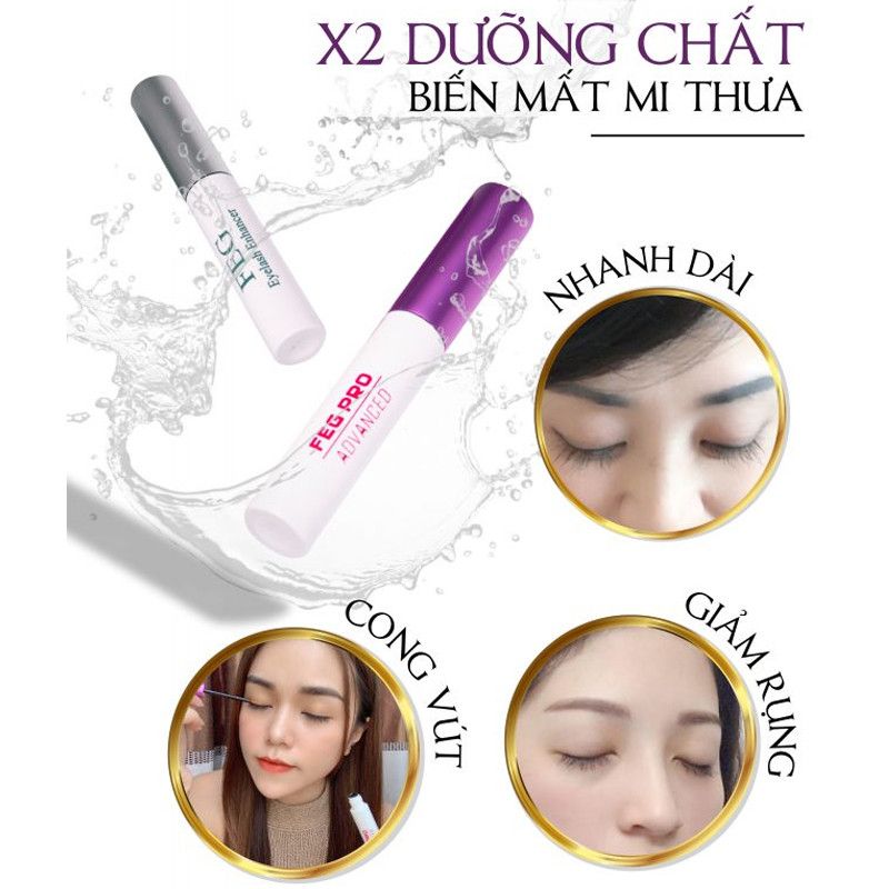Dưỡng Mi Ngày Và Đêm FEG Eyelash Dưỡng Mi Dài, Dày, Đen, Khỏe Đẹp 3ml