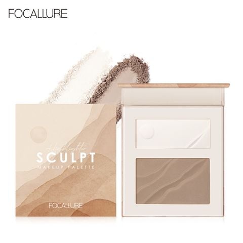 Bảng Phấn Bắt Sáng Tạo Khối Focallure Moulding Highlight Contouring Palette FA183