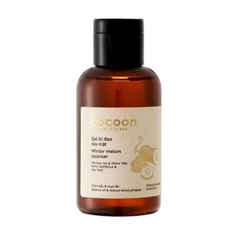 Gel Rửa Mặt Làm Sạch Da Dịu Nhẹ Chiết Xuất Bí Đao Cocoon Winter Melon Cleanser 140ml