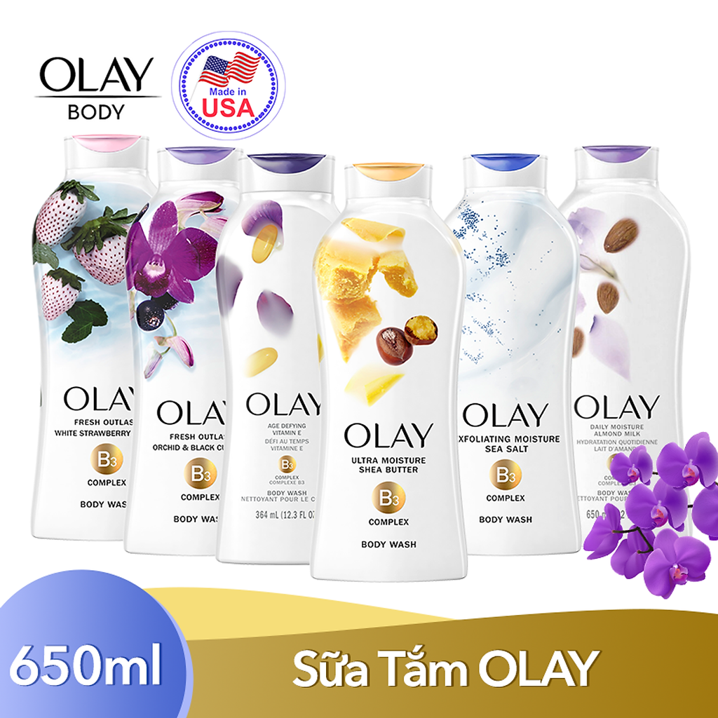 Sữa Tắm Olay Dưỡng Ẩm 650ml