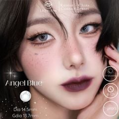 Lens Thời Trang DOUYIN (Cặp) - ANGEL BLUE 0-3 độ