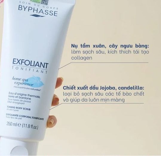 Tẩy tế bào chết toàn thân Byphasse Exfoliant Body 350ml
