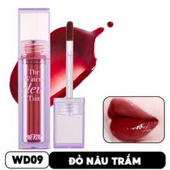 Son Tint Lì, Lâu Trôi Cho Đôi Môi Ẩm Mịn MERZY The Watery Dew Tint - WD9 Mr. Stranger - Tone ĐỎ NÂU TRẦM