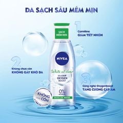 Nước tẩy trang Nivea MicellAIR Oxygen Boost 200ml