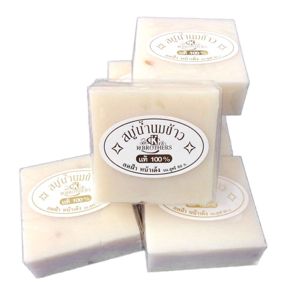 Xà phòng Cám Gạo Kích Trắng Jam Rice Milk Soap 60g