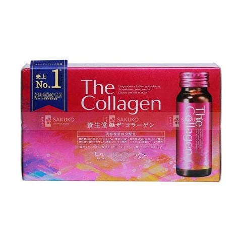 Nước Uống Đẹp Da, Chống Lão Hóa The Collagen Shiseido - Hộp 10 lọ x 50ml