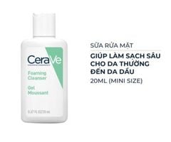 Sữa Rửa Mặt Sạch Sâu Cho Da Thường Đến Da Dầu Cerave Foaming Facial Cleanser