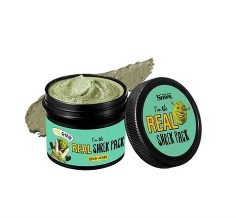 Mặt Nạ Đất Sét Bạc Hà Làm Dịu Da OLIVE YOUNG I'm The Real Shrek Pack 110g