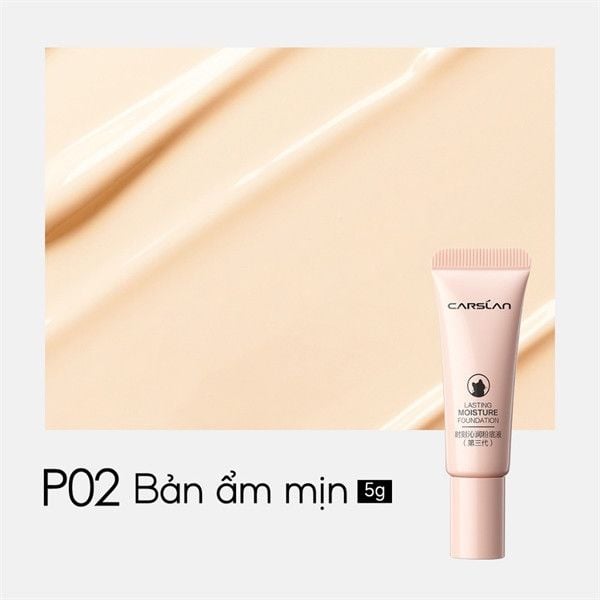 Kem Nền Carslan Dạng Lỏng Kiểm Soát Dầu Lâu Trôi Chống Thấm Nước Suốt 24h 30g
