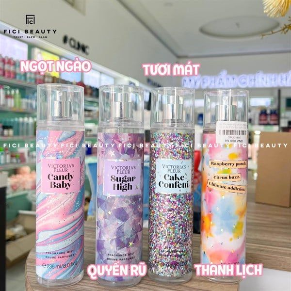 Xịt Thơm Body Victoria's Fleur Fragrance Mist 236ml
