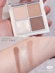Bảng Phấn Mắt 4 Ô Romand Better Than Eyes Hanbok 6.5g - N01 Dry Willow Flower