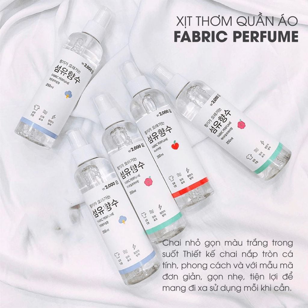 Xịt Thơm Quần Áo Fabric Perfume 250ml