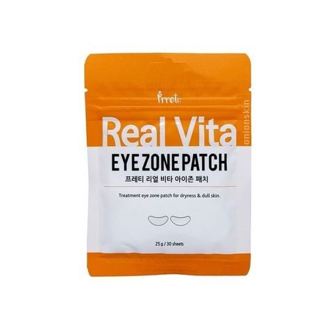 Mặt Nạ Làm Sáng Ngăn Ngừa Lão Hoá Vùng Mắt Prreti Real Vita Eye Zone Patch - 30 miếng