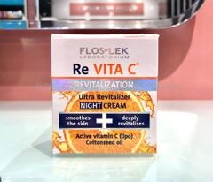 RE VITA C FLOSLEK/ kem VITAMIN dưỡng trắng và trẻ hóa da BAN ĐÊM 50ml