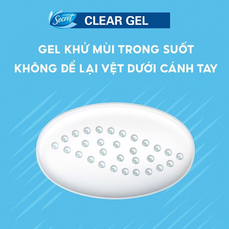 Gel Khử Mùi, Ngăn Tiết Mồ Hồi SECRET 48Hr Clear Gel Anti-Perspirant 73g - Cool Waterlily