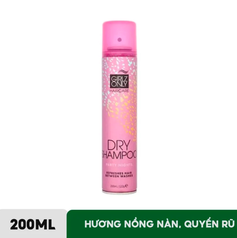 Dầu Gội Khô Girlz Only  Dry Shampoo 200ml