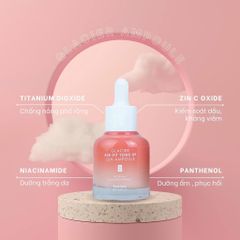 Tinh Chất Chống Nắng, Dưỡng Trắng Nâng Tone Feelxo Glacier Air-Fit Tone Up Sun Ampoule SPF50+/PA+++ 30ml