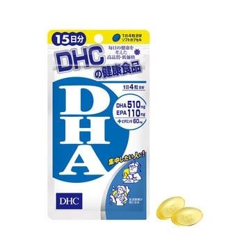 Viên Uống Bổ Não, Cải Thiện Trí Nhớ, Bổ Mắt, Làm Đẹp Da DHC DHA 60 viên-15 ngày