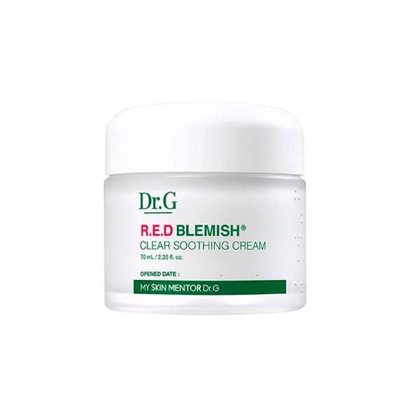 Kem Dưỡng Ẩm Làm Dịu Da, Phục Hồi & Giảm Đỏ Da Dr.G R.E.D Blemish Clear Soothing Cream 70ml