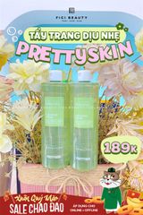 Nước Tẩy Trang Trị Mụn Chiết Xuất Rau Má PRETTYSKIN The Jeju Cica Cleansing Water 500ml
