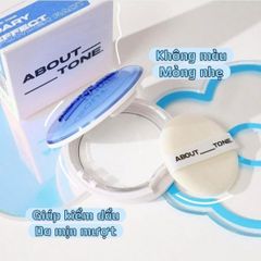 Phấn Phủ Kiềm Dầu Dạng Nén Mỏng Nhẹ Eglips ABOUT TONE VERSION (Màu Xanh)