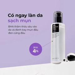 Tẩy Tế Bào Chết Hóa Học Trị Mụn Đầu Đen, Mụn Ẩn, Lỗ Chân Lông To Cosrx BHA Blackhead Power Liquid